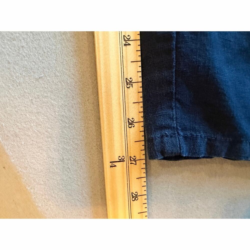 J.Crew Re-Imagined Linen Lyocell Pull-On Pants Navy Size Small - Picture 7 of 7